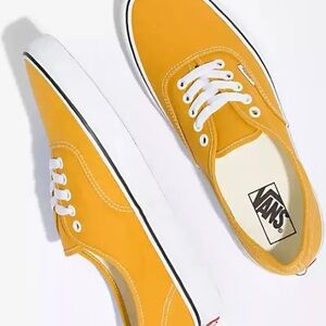 Brand new yellow vans